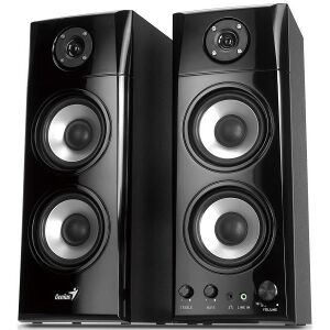 GENIUS SP-HF1800A 50W 3-WAY HI-FI WOOD SPEAKERS