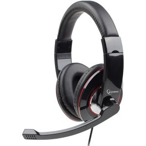 GEMBIRD MHS-001 STEREO HEADSET GLOSSY BLACK