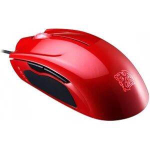 THERMALTAKE TT ESPORTS GAMING MOUSE - SAPHIRA RED 3500DPI LASER RUBBER COATING