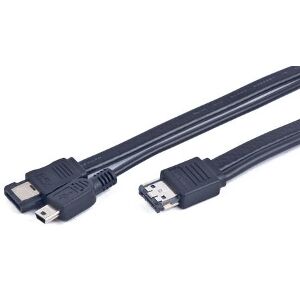 CABLEXPERT CC-ESATAP-ESATA-USB5P-1M ESATAP TO ESATA/MINI USB Y-CABLE 1M