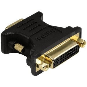 HAMA 45074 DVI ADAPTER 15-PIN HDD MALE PLUG TO DVI ANALOGUE FEMALE JACK