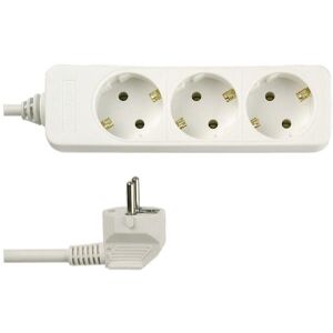 REV 3-WAY POWER STRIP 1.4M WHITE