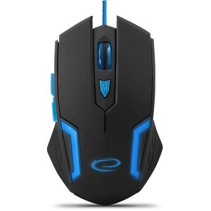 ESPERANZA EGM205B WIRED MOUSE FOR GAMERS 6D OPTICAL USB MX205 FIGHTER BLUE