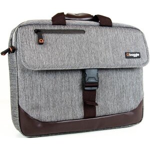 BAGGIE MESSENGER BAG GREY 15.6' BROWN (BGE156490)