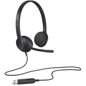 LOGITECH 981-000475 USB HEADSET H340 BLACK