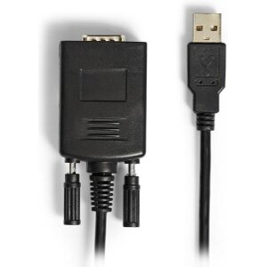 NEDIS CCGW60852BK09 CONVERTER USB A MALE TO RS232 MALE USB 2.0 0.9M CABLE