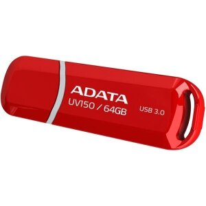 ADATA DASHDRIVE UV150 64GB USB3.0 FLASH DRIVE RED