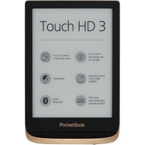 POCKETBOOK TOUCH HD3 6' E-INK CARTA EREADER WI-FI SPICY COPPER