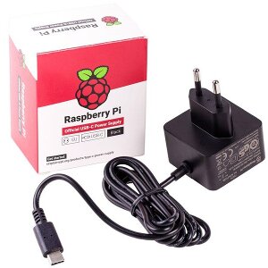 RASPBERRY PI 4 POWER SUPPLY (5.1V 3A) BLACK