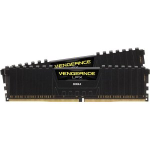 RAM CORSAIR CMK16GX4M2D3000C16 VENGEANCE LPX BLACK 16GB (2X8GB) DDR4 3000MHZ C16 DUAL KIT