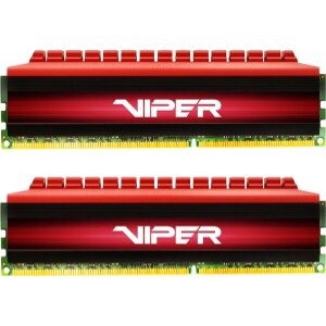 RAM PATRIOT PV416G320C6K VIPER 4 SERIES 16GB (2X8GB) DDR4 3200MHZ BLACK/RED DUAL KIT