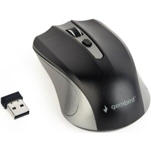 GEMBIRD MUSW-4B-04-GB WIRELESS OPTICAL MOUSE SPACE GREY/BLACK