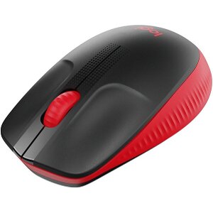 LOGITECH M190 FULL-SIZE WIRELESS MOUSE RED