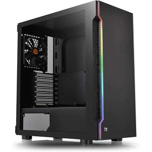 CASE THERMALTAKE H200 TG RGB MIDI-TOWER TEMPERED GLASS BLACK