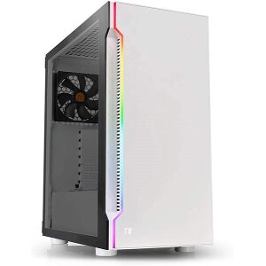 CASE THERMALTAKE H200 TG SNOW RGB ATX MID TOWER