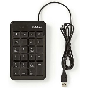 NEDIS KBNM100BK WIRED NUMERIC KEYPAD USB BLACK