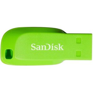 SANDISK CRUZER BLADE 32GB USB 2.0 FLASH DRIVE GREEN SDCZ50C-032G-B35GE