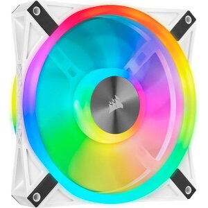 CORSAIR ICUE QL140 RGB 140MM PWM WHITE FAN  SINGLE PACK