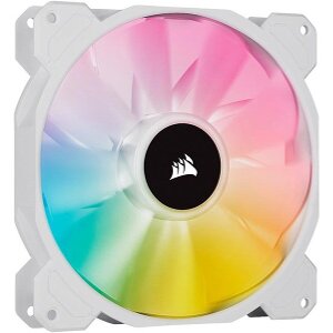 CORSAIR ICUE SP140 RGB ELITE 140MM WHITE PWM FAN SINGLE PACK