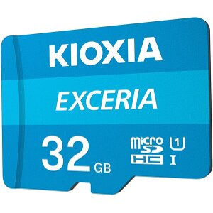 KIOXIA LMEX1L032GG2 EXCERIA 32GB MICRO SDHC UHS-I U1 WITH ADAPTER