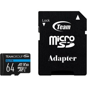 TEAM GROUP TEAUSDX64GIV30A103 MICRO SDXC - ELITE A1 V30 64GB-XC (U3)