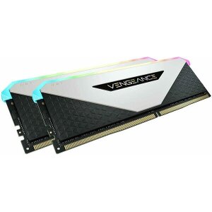 RAM CORSAIR CMN16GX4M2Z3200C16W VENGEANCE RGB RT WHITE 16GB (2X8GB) DDR4 3200MHZ DUAL KIT