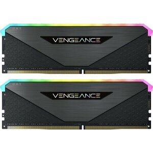 RAM CORSAIR CMN16GX4M2Z3600C16 VENGEANCE RGB RT BLACK 16GB (2X8GB) DDR4 3600MHZ DUAL KIT