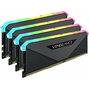 RAM CORSAIR CMN32GX4M4Z3200C16 VENGEANCE RGB RT BLACK 32GB (4X8GB) DDR4 3200MHZ QUAD KIT
