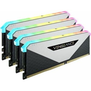 RAM CORSAIR CMN32GX4M4Z3200C16W VENGEANCE RGB RT WHITE 32GB (4X8GB) DDR4 3200MHZ QUAD KIT