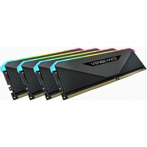 RAM CORSAIR CMN32GX4M4Z3600C18 VENGEANCE RGB RT BLACK 32GB (4X8GB) DDR4 3600MHZ QUAD KIT