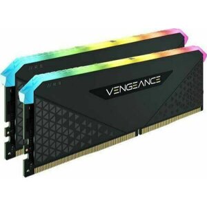 RAM CORSAIR CMN64GX4M2Z3200C16 VENGEANCE RGB RT BLACK 64GB (2X32GB) DDR4 3200MHZ DUAL KIT