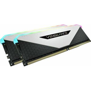 RAM CORSAIR CMN64GX4M2Z3200C16W VENGEANCE RGB RT WHITE 64GB (2X32GB) DDR4 3200MHZ DUAL KIT