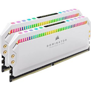 RAM CORSAIR CMT32GX4M2D3600C18W DOMINATOR PLATINUM RGB WHITE 32GB (2X16GB) DDR4 3600MHZ DUAL KIT