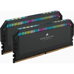 RAM CORSAIR DOMINATOR PLATINUM RGB BLACK 32GB (2X16GB) DDR5 5200MHZ CL40 DUAL KIT CMT32GX5M2B5200C4