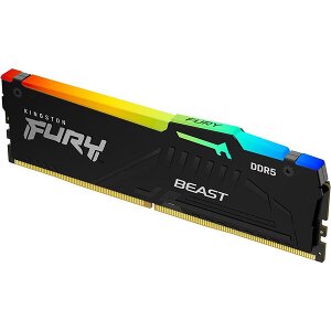 RAM KINGSTON KF556C36BBEA-16 FURY BEAST RGB 16GB DDR5 5600MHZ AMD EXPO CERTIFIED