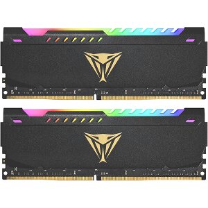 RAM PATRIOT PVSR416G320C6K VIPER STEEL RGB BLACK 16GB (2X8GB) 3200MHZ CL16 DUAL KIT