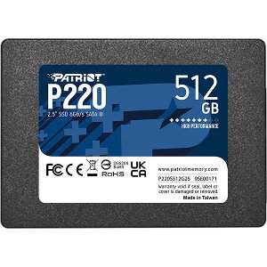 SSD PATRIOT P220S512G25 P220 512GB 2.5'' SATA 3