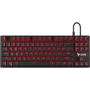 SAVIO BLACKOUT RED OUTEMU MECHANICAL KEYBOARD