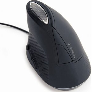 GEMBIRD MUS-ERGO-03 ERGONOMIC 6-BUTTON OPTICAL MOUSE SPACEGREY