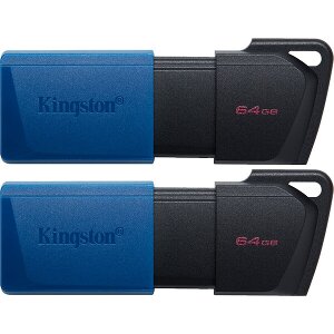 KINGSTON DTXM/64GB-2P DATATRAVELER EXODIA M 64GB USB 3.2 FLASH DRIVE 2 PACK