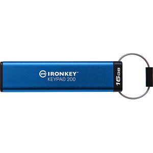 KINGSTON IKKP200/16GB IRONKEY KEYPAD 200 16GB USB 3.2 HARDWARE ENCRYPTED FLASH DRIVE