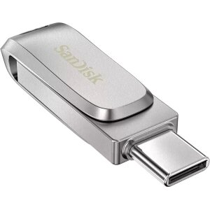 SANDISK SDDDC4-256G-G46 ULTRA DUAL DRIVE LUXE 256GB USB 3.1 TYPE-C/TYPE-A FLASH DRIVE