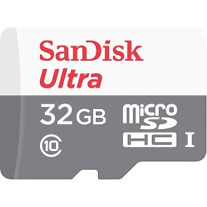 SANDISK SDSQUNR-032G-GN6TA ULTRA MICRO SDHC 32GB + ADAPTER SD