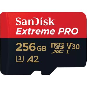 SANDISK SDSQXCD-256G-GN6MA EXTREME PRO 256GB MICRO SDHC U3 V30 A2 WITH ADAPTER