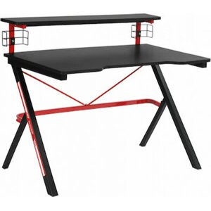 ΓΡΑΦΕΙΟ GAMING PRO UNITY 120X60X73 CARBON ΕΠΙΦΑΝΕΙΑ & ΜΑΥΡΟ ΜΕΤΑΛΛΙΚΟ ΣΚΕΛΕΤΟ HM8713