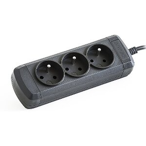 ARMAC ARCOLOR3 5M 3X FRENCH OUTLETS POWER STRIP BLACK