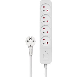 SAVIO LZ-08 SURGE PROTECTION POWER STRIP 4 SOCKETS 3M