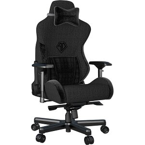 ANDA SEAT GAMING CHAIR T-PRO II BLACK FABRIC WITH ALCANTARA STRIPES