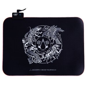 L33T 1830145 ASSASSIN'S CREED VALHALLA RGB MOUSEPAD 355X255X3MM ΜΑΥΡΟ