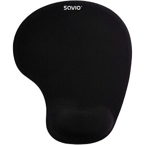 SAVIO MP-01B GEL MOUSE PAD WITH WRIST SUPPORT